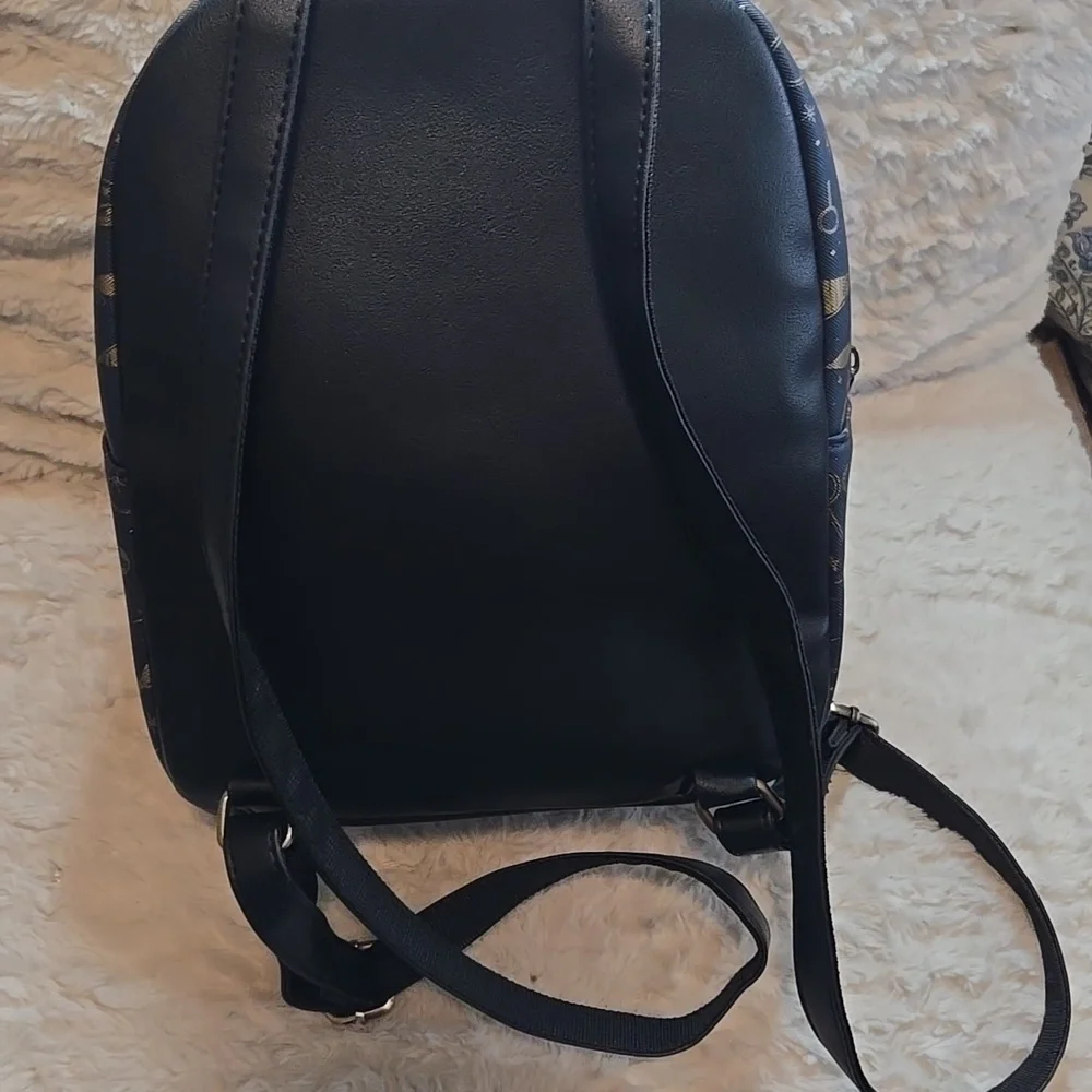 Harry Potter Navy & Gold Mini Backpack - Branded Castle Emblem
